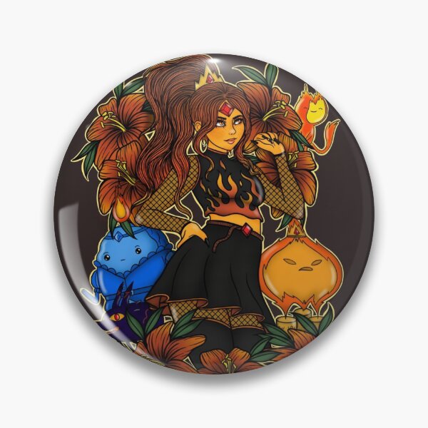 Item preview, Flame princess inspired tattoo flash  designed and sold by NotYourSunshine.