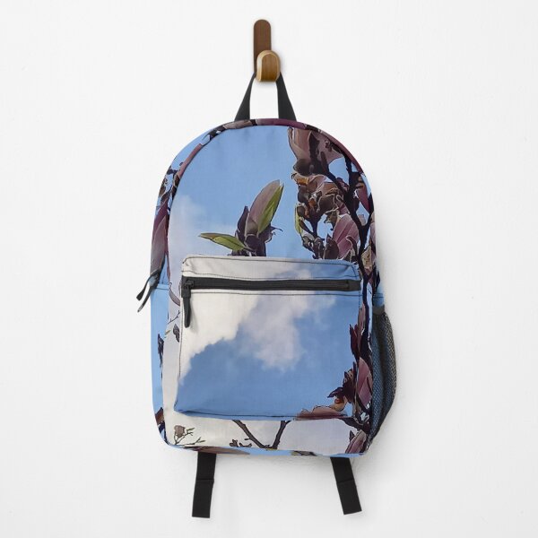 Item preview, Magnolia branches against a blue sky designed and sold by Ninaeva.