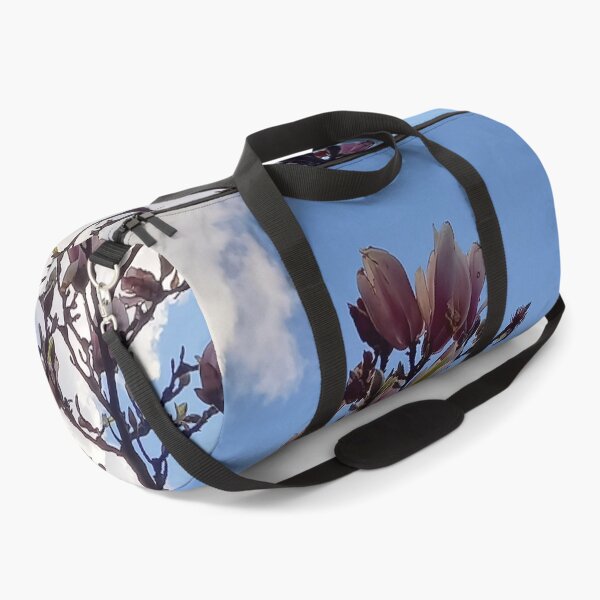 Item preview, Magnolia branches against a blue sky designed and sold by Ninaeva.