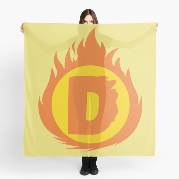 Item preview, Superhero Letter D. Fire Insignia designed and sold by mgulin.