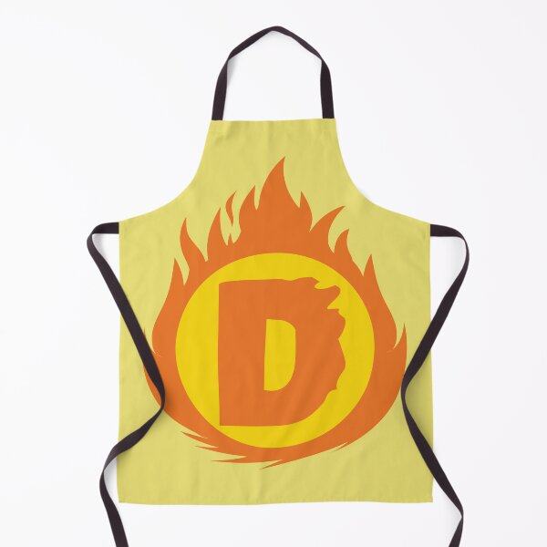 Item preview, Superhero Letter D. Fire Insignia designed and sold by mgulin.