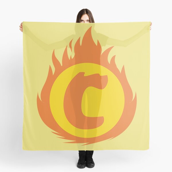 Item preview, Superhero Letter C. Fire Insignia designed and sold by mgulin.