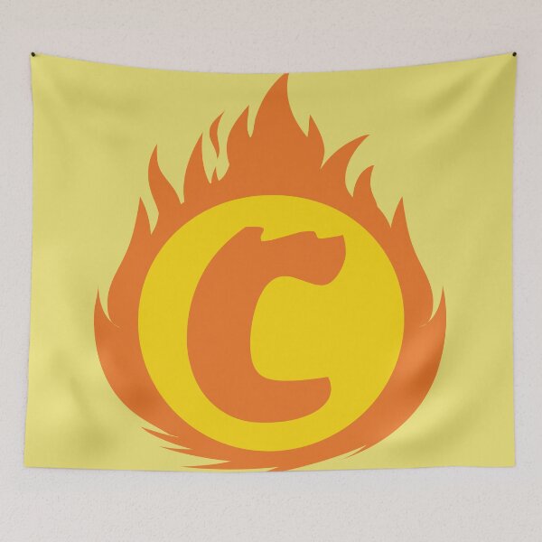 Item preview, Superhero Letter C. Fire Insignia designed and sold by mgulin.