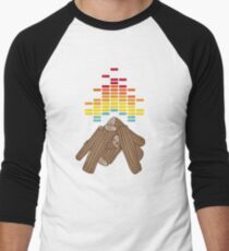 Crackling Fire Men's Baseball ¾ T-Shirt