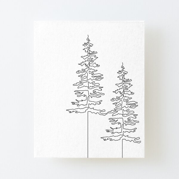 Pine Tree with Snow Flour Sack Towel - BeBeBlu Designs