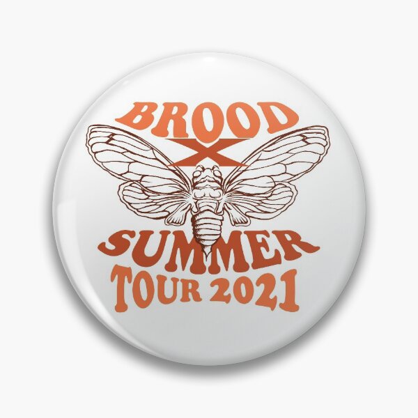 Item preview, Brood X Summer Tour 2021 - Sunset - Cicadas designed and sold by The White Bat.