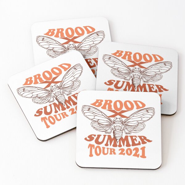 Item preview, Brood X Summer Tour 2021 - Sunset - Cicadas designed and sold by The White Bat.