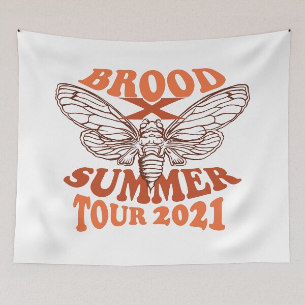 Item preview, Brood X Summer Tour 2021 - Sunset - Cicadas designed and sold by The White Bat.