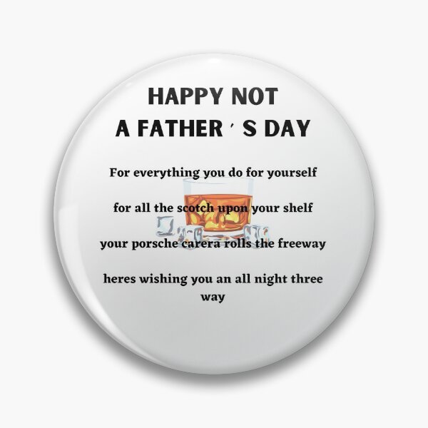 Item preview, Happy not a fathers day designed and sold by philippp7.
