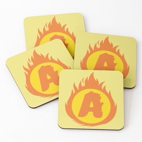 Item preview, Superhero Letter A. Fire Insignia designed and sold by mgulin.