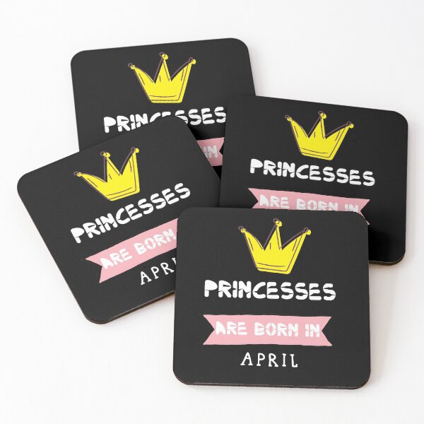 Item preview, Princesses are born in april designed and sold by hicham4you.