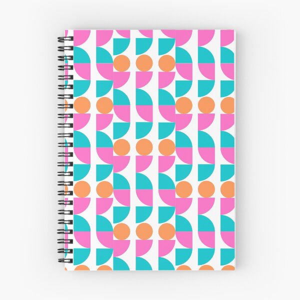 Item preview, Pink, turquoise and Orange Abstract Quarter Circle Design designed and sold by InsideOutSox.