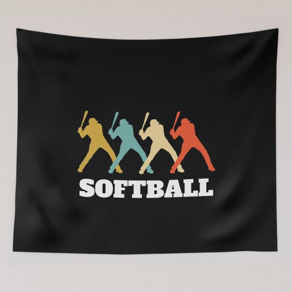 Item preview, Softball Players Retro Vintage designed and sold by Salvadax.