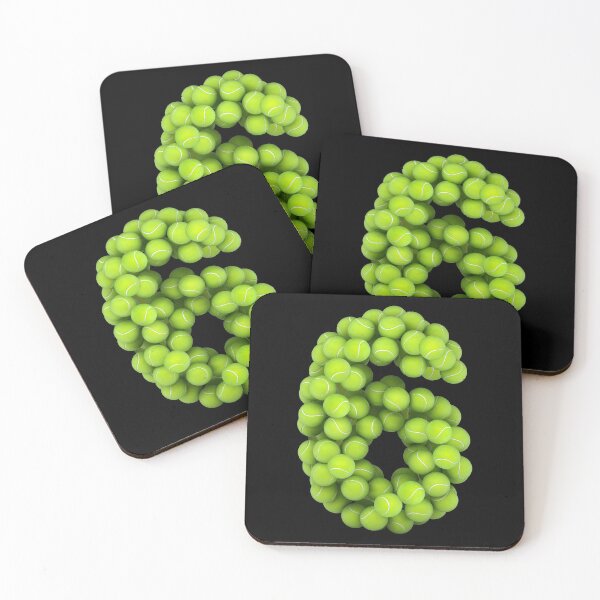 Item preview, Player Number 6 - Tennis Sports Six Game Set Match designed and sold by elhefe.