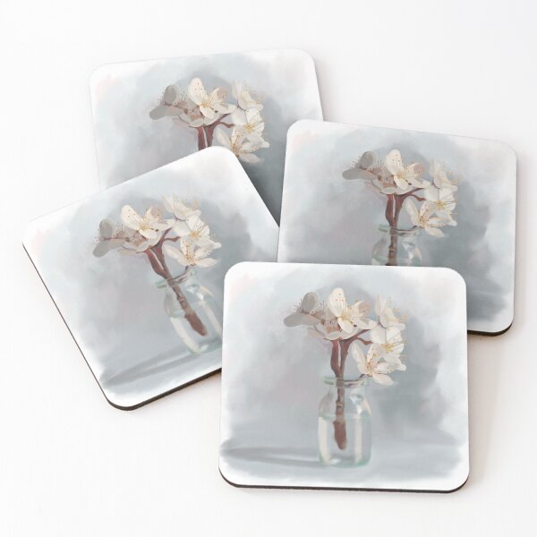 Item preview, A Sprig of Plum Flowers in a Vial designed and sold by tuzlay.