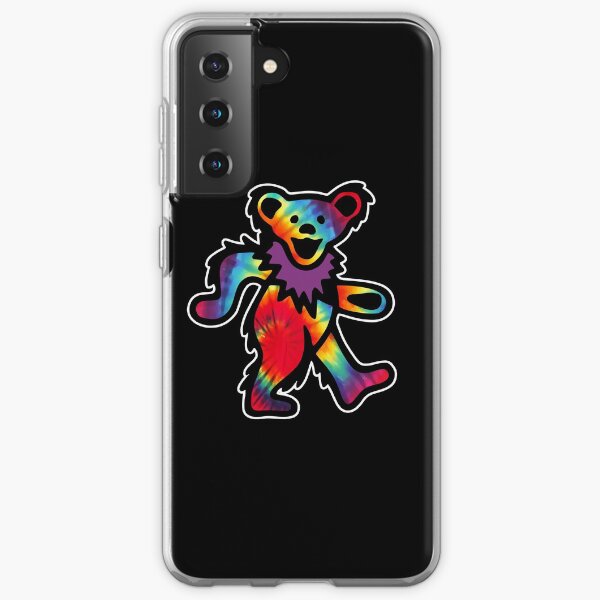 Grateful Dancing Dead Hippie Bear Tie Dye Samsung Galaxy Soft Case