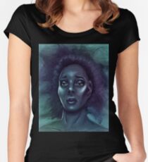 Two Blue Hearts Women's Fitted Scoop T-Shirt