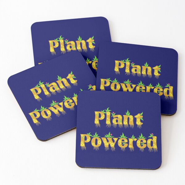 Item preview, Plant Powered - Vegan, Vegetarian designed and sold by CatArtStore.