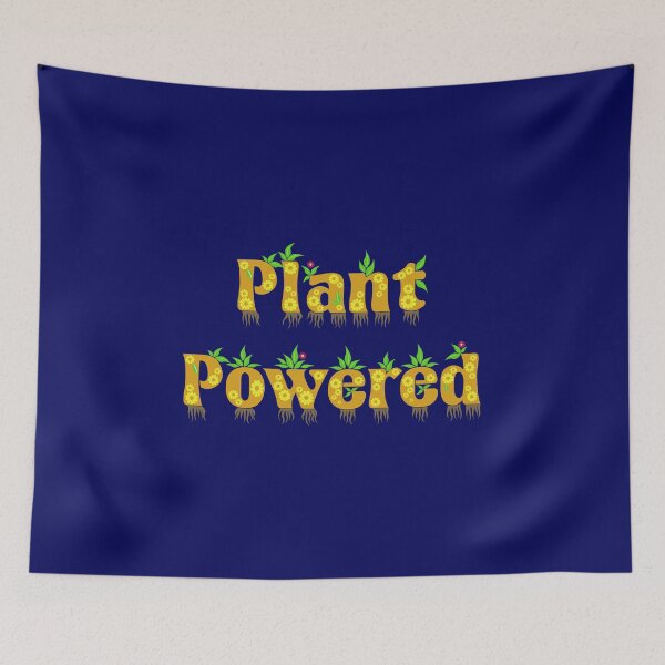 Item preview, Plant Powered - Vegan, Vegetarian designed and sold by CatArtStore.
