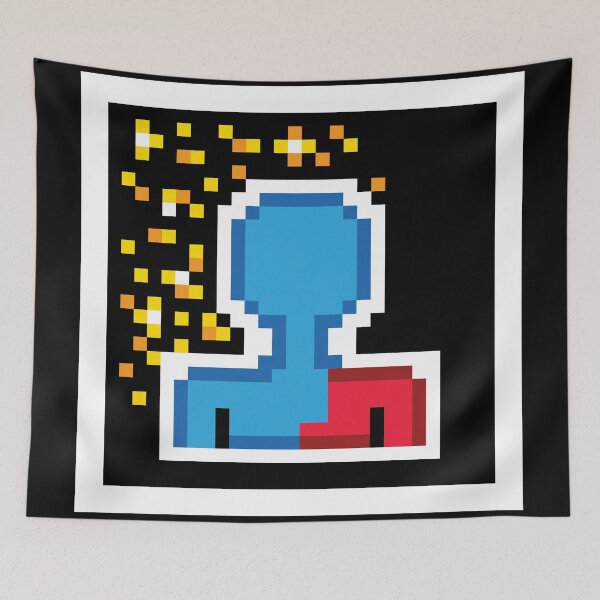 Item preview, Cure - 0018 - Original Abstract Pixel Art designed and sold by pixonpu.