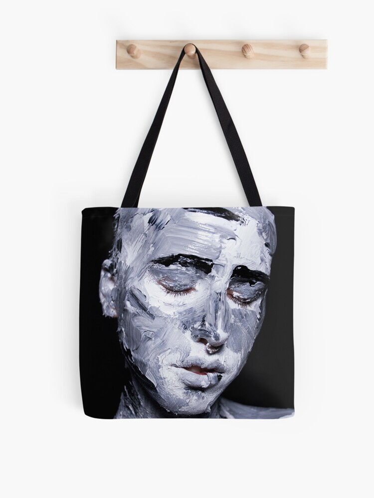 Black And White Portrait Of A Young Tote Bag by Aleksandarnakic 