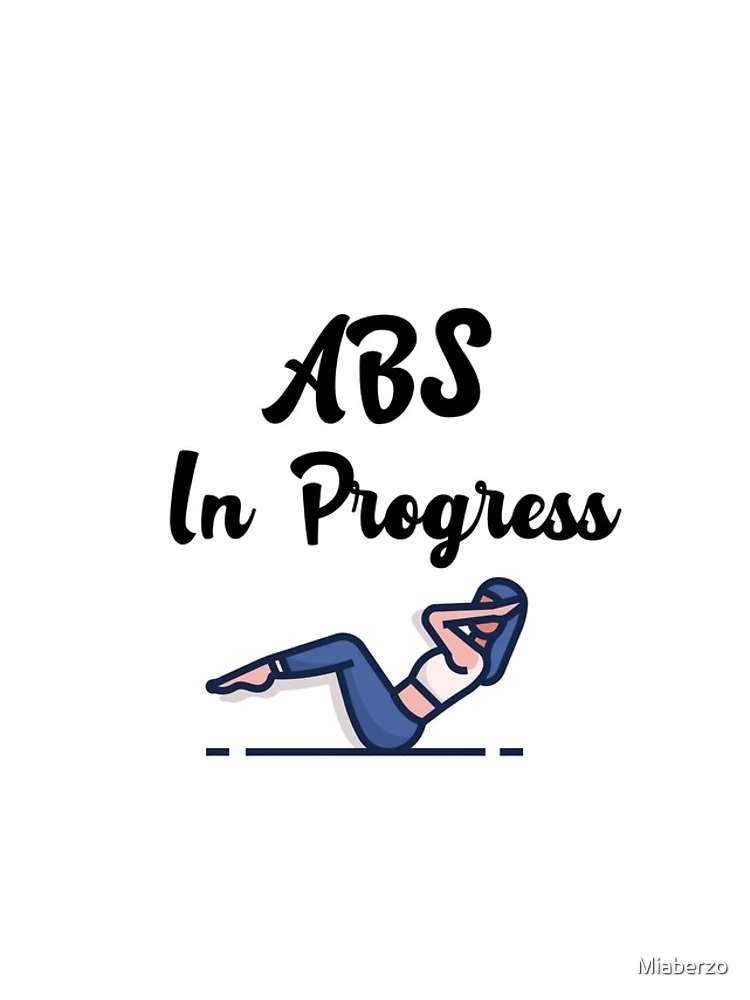 Thumbnail 4 of 4, iPhone Case, Abs In Progress Text designed and sold by Miaberzo.