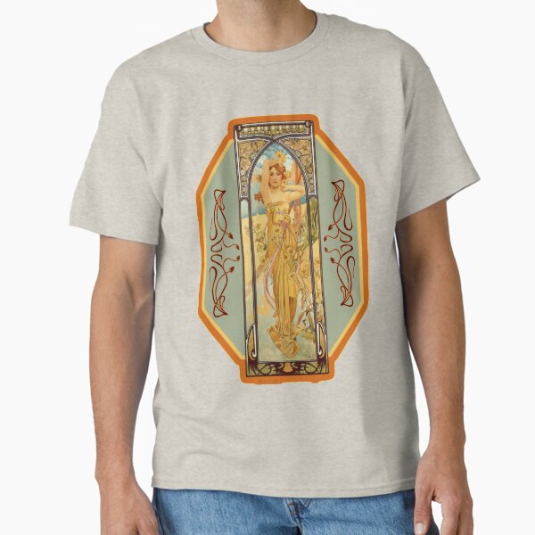 Item preview, Vintage Art Nouveau Woman with Flowers  designed and sold by Alondra.