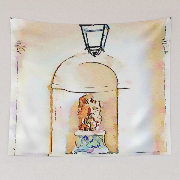 Item preview, Tivoli: sculpture in the niche designed and sold by Giuseppe Cocco.