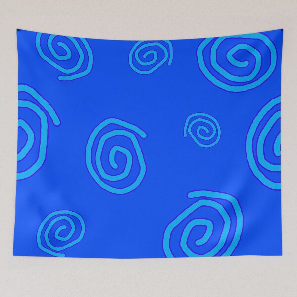 Item preview, Spirals, Blue designed and sold by SariePhotograph.