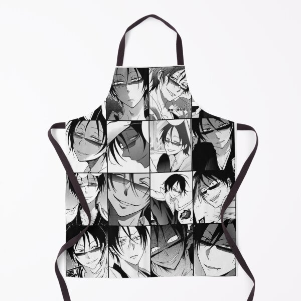 Item preview, Servamp - Tsubaki  collage -  black and white version designed and sold by ANGELLINX3.