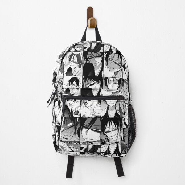 Item preview, Servamp - Tsubaki  collage -  black and white version designed and sold by ANGELLINX3.