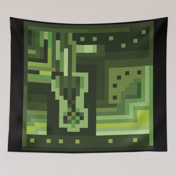Item preview, Green Sludge - 0019 - Original Abstract Pixel Art designed and sold by pixonpu.