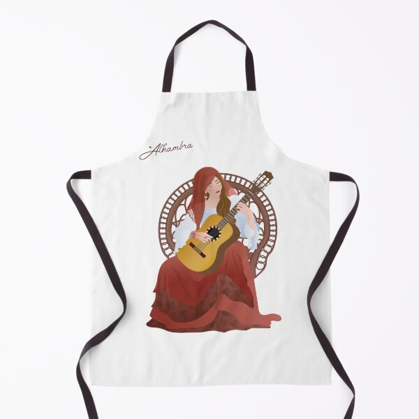 Item preview, Guitarist girl in the Alhambra designed and sold by Lydilena.