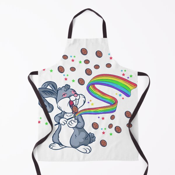 Item preview, rabbit chillin eating magic cookies designed and sold by attithuts.