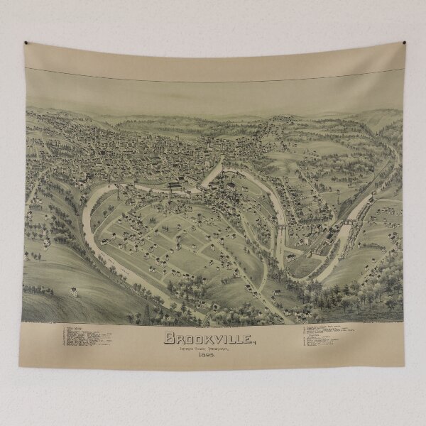 Item preview, Brookville, Pennsylvania (1895) designed and sold by allhistory.