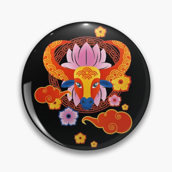 Item preview, Ox chinese new year designed and sold by ElBeDesigns.