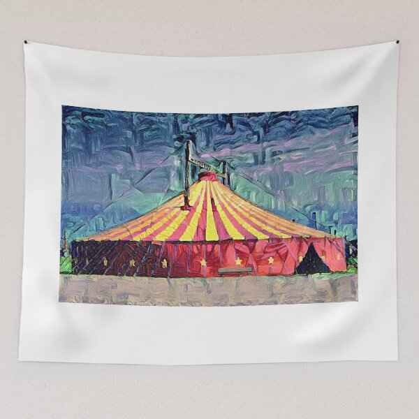 Item preview, A Red Traditional Big Top Circus Tent - Modern Art designed and sold by Rocketman2017.