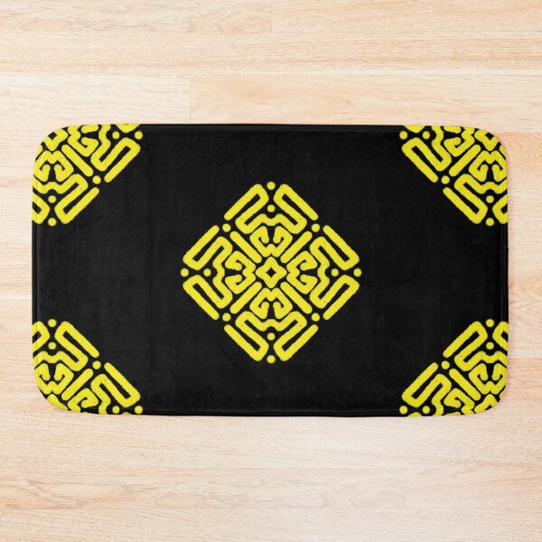 Item preview, Center (Yellow Indigenous Mandala) designed and sold by Rebel Digital Dog.