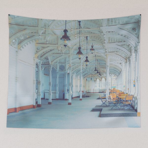 Item preview, Wooden Market Colonnade designed and sold by lena-maximova.