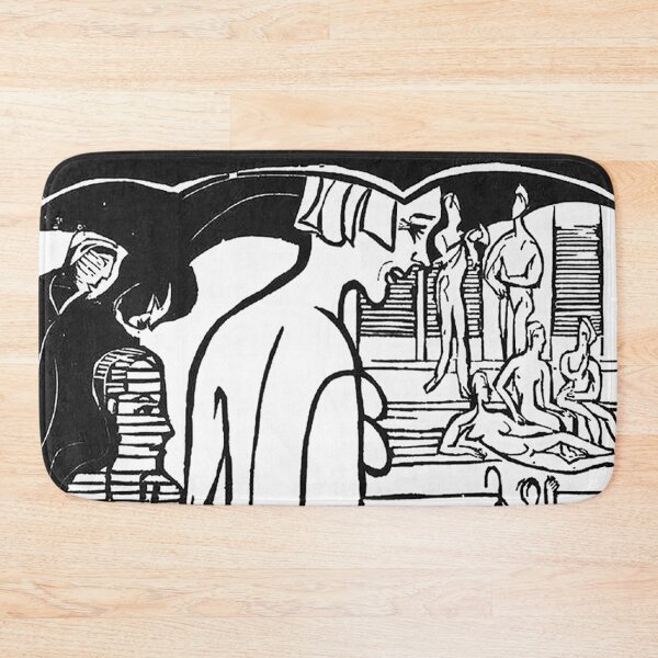 Item preview, Ernst Ludwig Kirchner, bathing establishment designed and sold by SEEMUELLER.