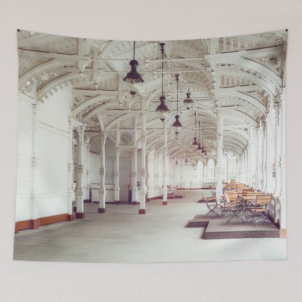 Item preview, Wooden Market Colonnade designed and sold by lena-maximova.