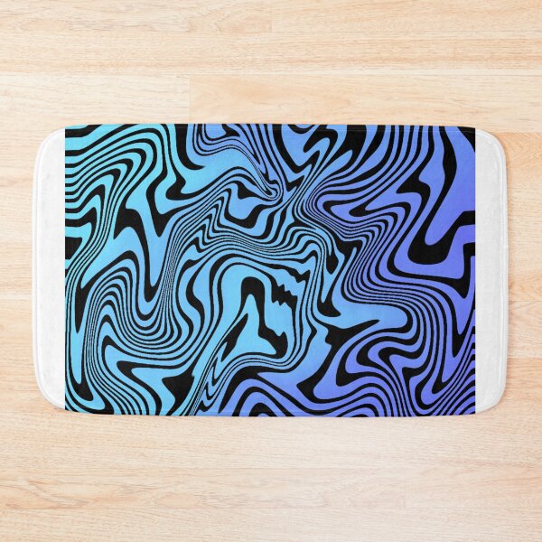 Item preview, Blue/Teal Marble Tiger Wave Pattern designed and sold by AlaynaKae.