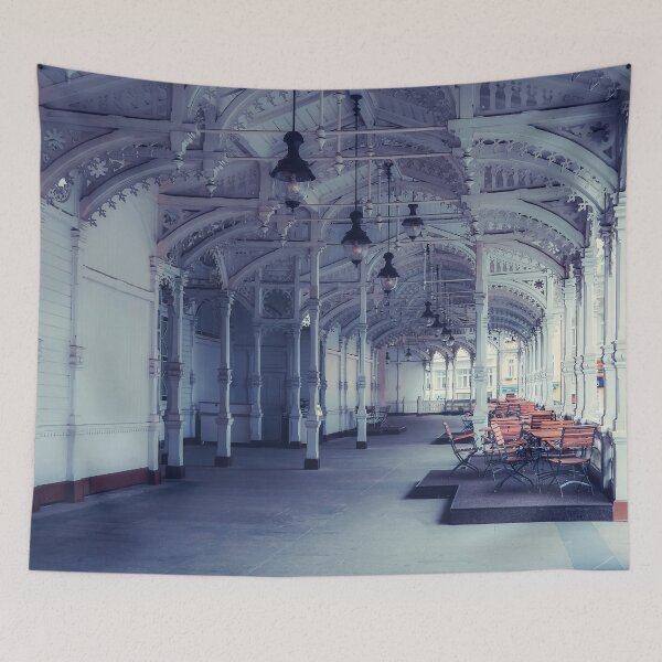Item preview, Wooden Market Colonnade designed and sold by lena-maximova.