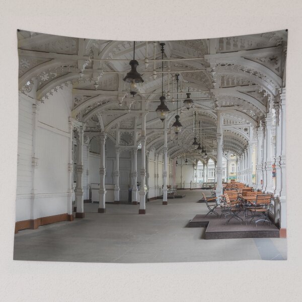 Item preview, Wooden Market Colonnade designed and sold by lena-maximova.
