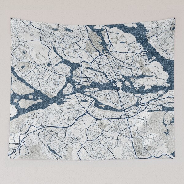 Item preview, Stockholm City Map of Sweden - Coastal designed and sold by deMAP.