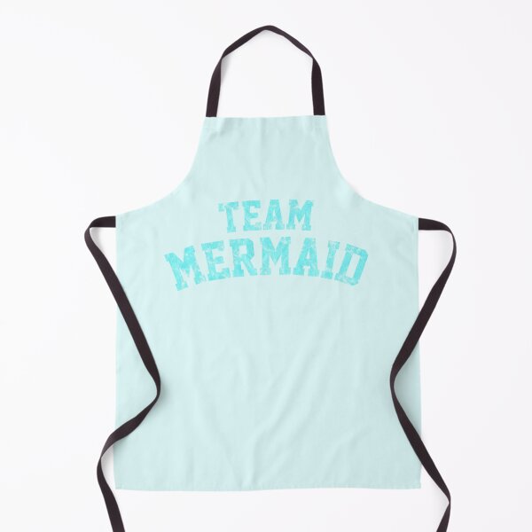 Item preview, Team Mermaid in Distressed Aqua Athletic Font designed and sold by Bumblefuzzies.