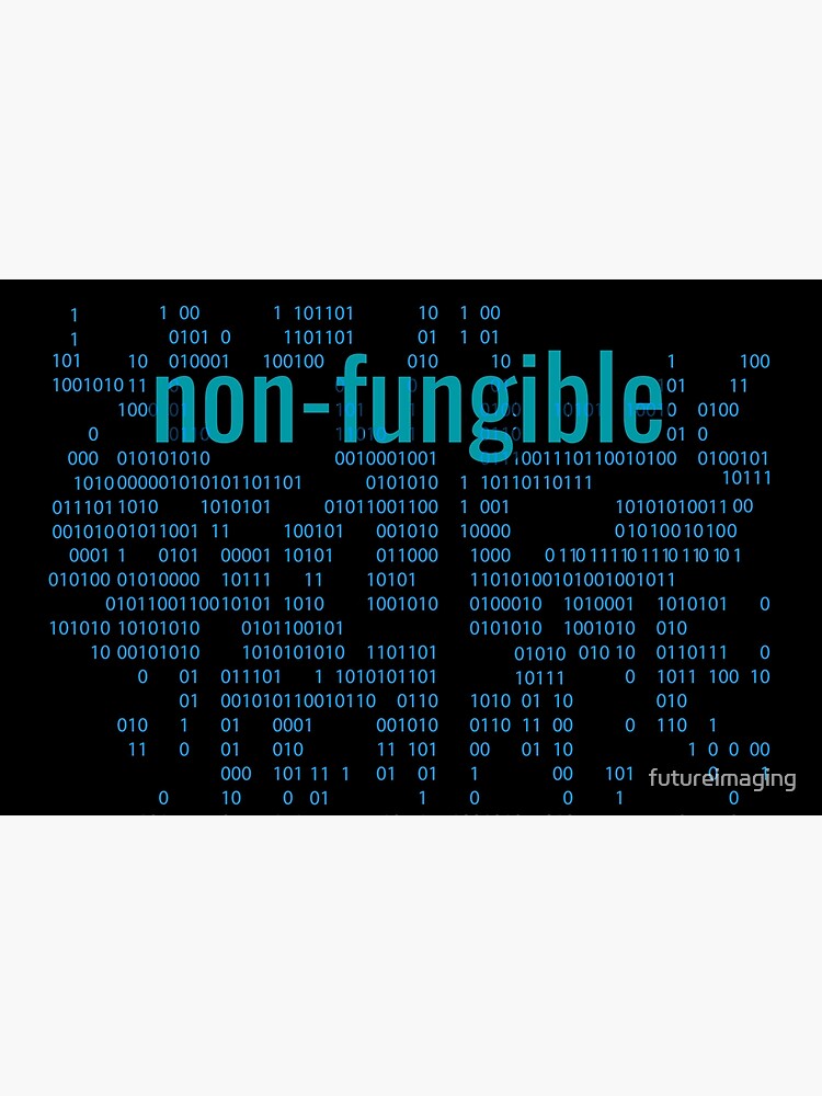 Non-Fungible crypto Blue by futureimaging