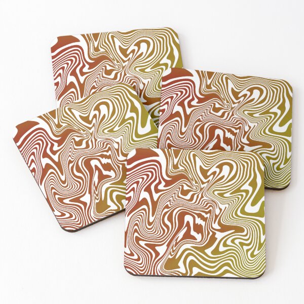 Item preview, Red Orange Marble Wave Pattern designed and sold by AlaynaKae.