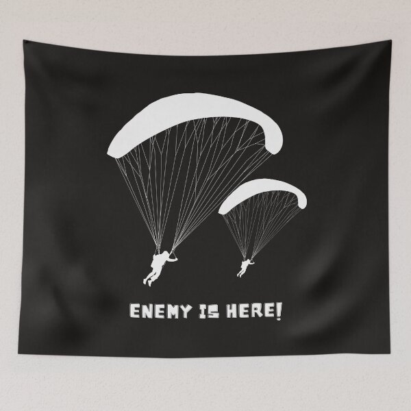 Item preview, Enemy is here - white designed and sold by HobbiesAndFun.