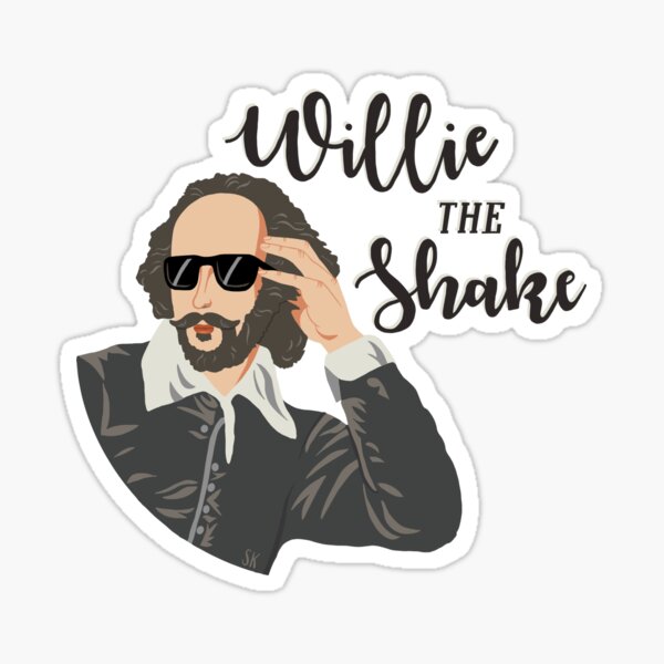 Willie the Shake Sticker